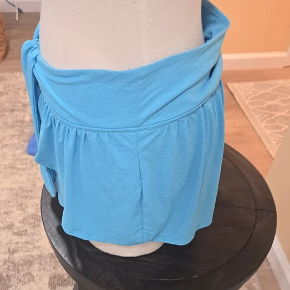 Free People Blue Women's Shorts - Picture 3 of 4